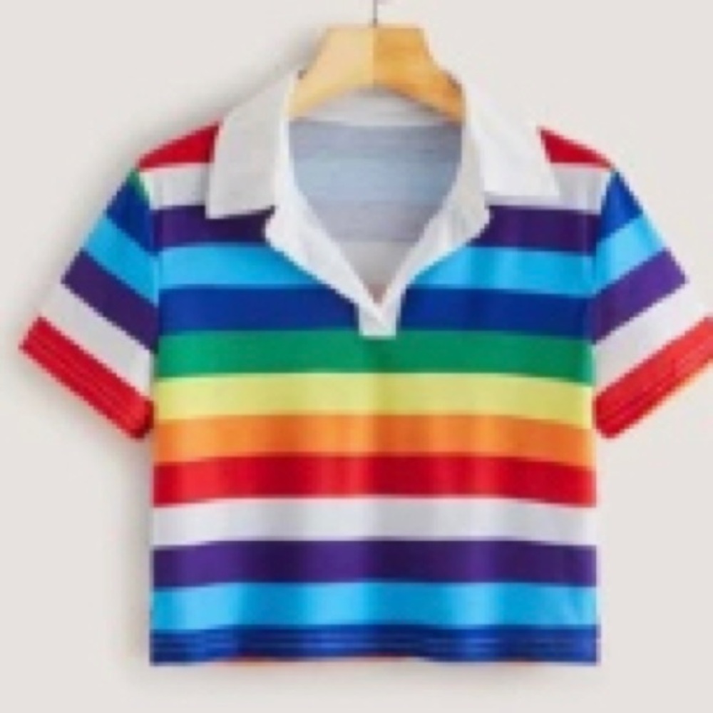 Colorful crop top